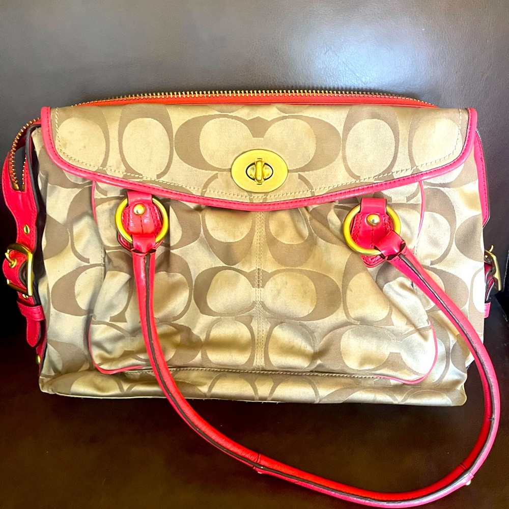 Coach hand bag